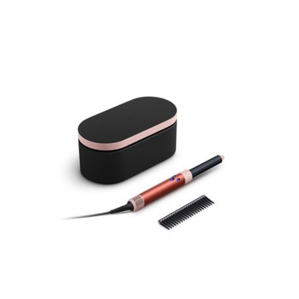 Dyson Airwrap i.d.™ – straight to wavy hair (Copper Strawberry & Powder Pink)